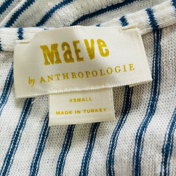 Anthropologie Maeve Horizon Linen Tee - Picture 11 of 13